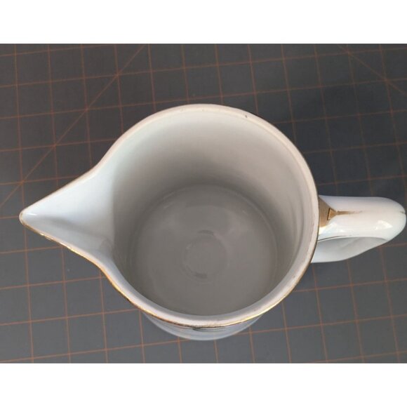 Noritake Azalea Porcelain Pitcher 28oz Floral Gold Trim 5.75" Japan Juice jug mi - Picture 3 of 15